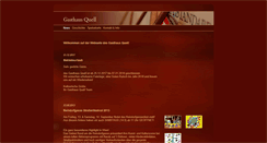 Desktop Screenshot of gasthausquell.at