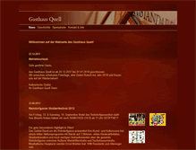 Tablet Screenshot of gasthausquell.at